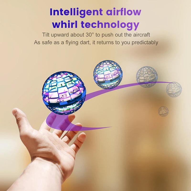 colorful 1 pc flight Gyro flying spinner.