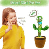 Interactive Dancing Cactus Toy – Singing, Talking, Voice Recording Plush With Usb Rechargeable Function – Fun Educational Gift For Babies And Kids (ages 6 Months & Up) – Rechargeable & With Box