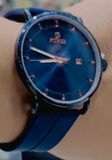 Blue luxury watch.