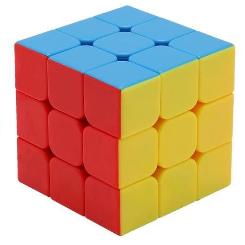 Rubic Cube 3×3 For Kids Magic Speed Square Cube Puzzle Toys High Quality With Box (random Color)